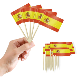 Banderas Decorativas Personalizadas con Logotipo para Fiestas de Cumpleaños, Palillos para Pastel, Decoración para Comida, Cócteles, Sándwiches y <span class=keywords><strong>Hamburguesas</strong></span> - Product Image 4