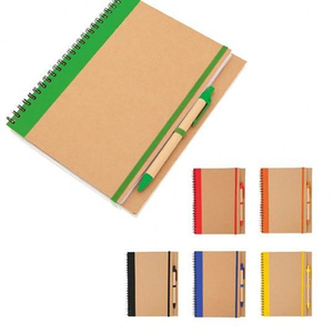 Cổ điển A5 Vòng bìa chất kết dính giấy kraft hạnh phúc kế hoạch máy tính xách tay với in phong cách - Product Image 6