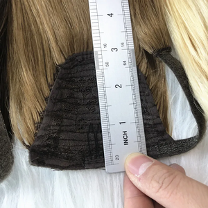 Cola de Caballo de Cabello Humano Natural <span class=keywords><strong>con</strong></span> Clips, Extensión de 100g, Cola de Caballo Completa, Peluca de Cabello Brasileño, Envoltura Negra Marrón - Product Image 4