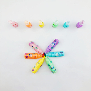Pennarelli Mini Multicolore Carini all'Ingrosso, Evidenziatori a 6 Colori - Product Image 3