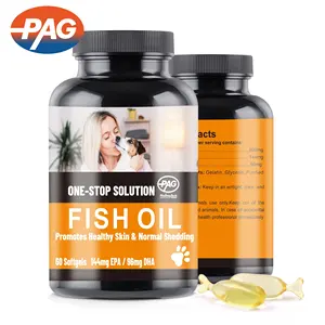 Pet Health Care Supplement Fish Oil Boost Immune System Promotes Healthy Skin And Coat Epa Dha Fish Oil Capsule For Dog Cats