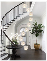 CBMMart Escalier intérieur fantaisie avec matériel personnalisé pour Villa Appartement Maison