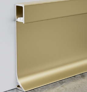 <span class=keywords><strong>Plinthe</strong></span> en métal éclairée avec bande LED, montage en surface, aluminium, acier inoxydable, <span class=keywords><strong>plinthe</strong></span> avec rainure lumineuse - Product Image 3