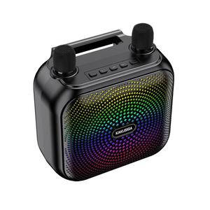 Kakusiga Portable <b>Bluetooth</b> <b>Speaker</b> <b>With</b> 2 Microphones RGB <b>Lights</b> Karaoke Party Use - Product Image 3