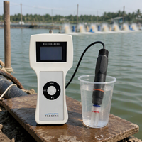Analyseur d'eau portable Luminsens pour étang d'aquaculture de crevettes, données en temps réel sur écran LCD, capteur d'azote ammoniacal, kits de test de la qualité de l'eau