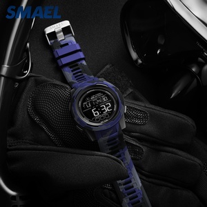 Reloj Deportivo SMAEL 8105MC de Camuflaje para Hombre, con Pantalla LCD Digital, Resistente al Agua, Cronógrafo, Correa de Plástico, Estilo Casual, Electrónico - Product Image 3