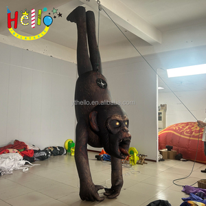 Quảng cáo khổng lồ mô hình động vật <span class=keywords><strong>Inflatable</strong></span> phim hoạt hình khỉ cho Halloween trang trí - Product Image 4