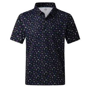 गर्म बिक्री नमी Wicking नरम महसूस पोलो शर्ट त्वरित सूखी कस्टम कढ़ाई लोगो गोल्फ शर्ट कपड़े परिधान - Product Image 4