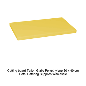 Planche à découper en polyéthylène jaune 60 × 40 × 2 h cm - Product Image 2