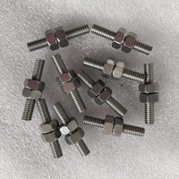 Pure Molybdenum Fasteners Molybdenum Threaded Rod Molybdenum Stud