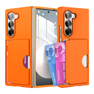 Coque de protection rigide et fine en PC avec porte-cartes pour <span class=keywords><strong>Samsung</strong></span> Galaxy Z Fold 7, compatible <span class=keywords><strong>Samsung</strong></span> Z Fold 6, personnalisable - Product Image 1
