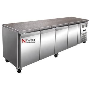 Newbel PZ2600TN <span class=keywords><strong>Saladette</strong></span> Réfrigération Tables de préparation de sandwichs Frigo bar Equip Salade <span class=keywords><strong>Pizza</strong></span> 2 <span class=keywords><strong>Portes</strong></span> Comptoir Réfrigérateur - Product Image 4