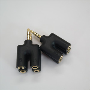 Adaptador de audio de 3,5 mm a divisor RCA para convertir auriculares de ordenador en teléfonos móviles, color negro - Product Image 3