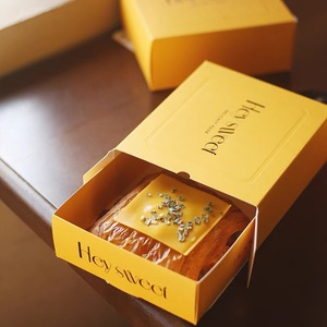 Wholesale Bread <strong>Cake</strong> Coffee Shop Packaging <strong>Paper</strong> <strong>Box</strong> With Custom Logo Printing - Product Image 2