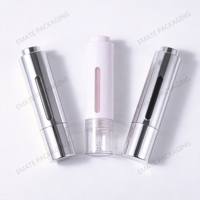 Botol Serum Plastik 15ml Grosir, Portable, Desain Airless dengan Pompa Semprot, Bebas BPA, untuk Krim Mata, Perlengkapan Kemasan Kosmetik