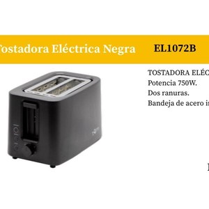 Tostadora El1072A 750W con 2 Ranuras y Bandeja de Acero Inoxidable - Product Image 3