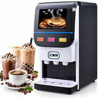 Distributeur de boissons chaudes instantanées à 3 saveurs, machine à café, thé au lait, boissons chaudes, machine à préparer des boissons chaudes instantanées