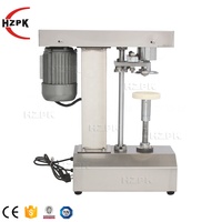 HZPK Machine de Scellage Semi-Automatique Manuelle pour Boîtes en Aluminium, Plastique, Huile et Conserves de Bière