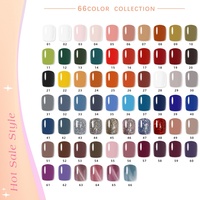 Vernis à ongles UV en gel professionnel 15 ml, 66 couleurs, créez votre propre marque, ensemble de vernis à ongles UV en gel
