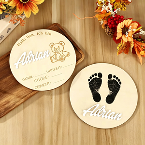 Personnalisation de 2 cartes de jalons de développement pour bébé, accessoires de photographie nouveau-né, panneaux d'annonce de naissance 'Bonjour le monde' pour baby shower - Product Image 4