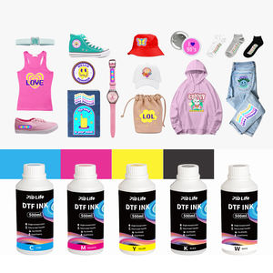 PYD 생명 하이 퀄리티 엡손 L805 I3200 F1080 DTF 프린터 프리미엄 섬유 전송 안료 잉크 500ml XP600 백색 DTF 잉크 - Product Image 3