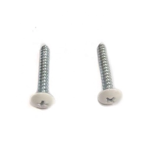 #4, #5, #6, #7, #8, #9, #10, #12, #14 * <span class=keywords><strong>Mm</strong></span> 20 viti per legno piane svasate in zinco bianche - Product Image 4