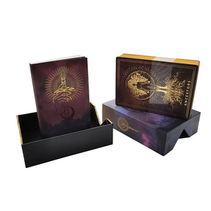 Vente en gros de cartes de jeu en papier, boîte magnétique imprimée personnalisée, carte de tarot <span class=keywords><strong>oracle</strong></span> pleine grandeur à bord argenté - Product Image 5