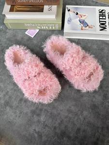 Sandales d'été <span class=keywords><strong>pour</strong></span> femmes en fourrure de mouton haut de gamme, à semelle épaisse, doublure en fourrure, style décontracté, <span class=keywords><strong>pour</strong></span> le printemps et l'été - Product Image 2