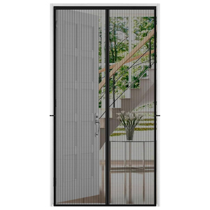 <span class=keywords><strong>Mosquitera</strong></span> Magnética Moderna <span class=keywords><strong>para</strong></span> <span class=keywords><strong>Puerta</strong></span>, de Poliéster, con Marco Completo, Resistente a Insectos, con Orificios de Ventilación Pequeños - Product Image 1