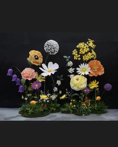 Fleurs géantes artificielles de haute qualité T-235 avec décoration en <span class=keywords><strong>mousse</strong></span> pour désherbage fête maison boutique scène toile de fond décoration - Product Image 2