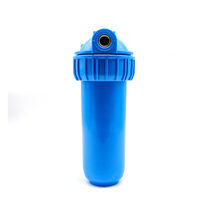 Boîtiers de <span class=keywords><strong>filtre</strong></span> à eau pour toute la <span class=keywords><strong>maison</strong></span>, conception à double étage, bleus, 10"*2.5", avec port standard en laiton, clé de serrage et fixation murale - Product Image 2