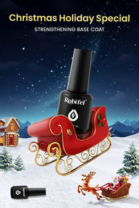 Base libre de ácido de Navidad y de larga duración y sin burbujas y proteína sin manchas Gel UV fortalecedor de uñas capa Base de esmalte de uñas - Product Image 5