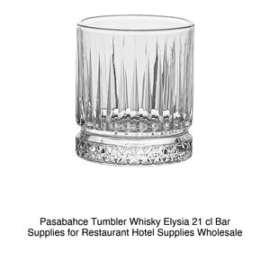 Verre à whisky Elysia 21 cl Pasabahce H 8,5 cm Ø 7,3 cm - Product Image 2