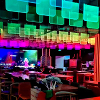 Panneau lumineux LED ultra-fin en acrylique certifié CE, IP65, à longue durée de vie, éclairage par le bord, panneau d'affichage