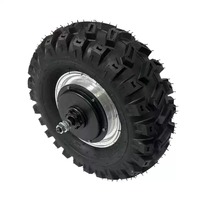 Moteur de moyeu à engrenages sans balais à couple élevé 24-48V 300Nm 1000W, pour pneu tout-terrain à faible vitesse, double arbre, étanche à la poussière et à l'eau