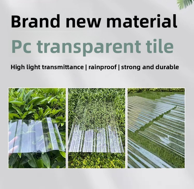 Unbreakable Clear Solid Polycarbonate Sheet 2mm 3mm for Carport Awning Canopy