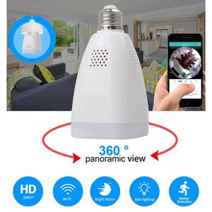 Tuya <span class=keywords><strong>Smart</strong></span> 3MP Bombilla Interior 360 Grados cámara de visión panorámica red <span class=keywords><strong>IP</strong></span> <span class=keywords><strong>Smart</strong></span> Wireless 3MP Vigilancia Wifi lámpara CCTV Cámara - Product Image 3