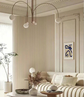 Panneaux muraux 3D en chêne blanc super flexibles, revêtement mural en bois massif rainuré, décoration intérieure
