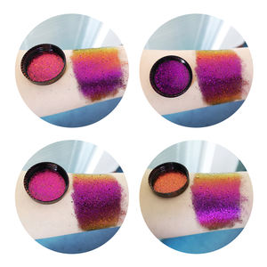 Pigment d'ombre à paupières caméléon caméléon translucide irrégulier, flocons irisés, flocons de vernis à ongles, meilleure vente - Product Image 6