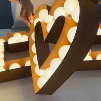 Lettres lumineuses LED personnalisées en métal galvanisé résistant aux intempéries pour enseigne publicitaire de salon ou de magasin de vêtements