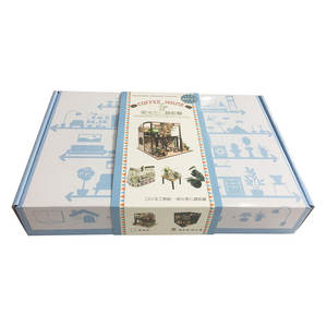 <span class=keywords><strong>Maison</strong></span> miniature en bois à assembler soi-même, modèle artisanal créatif, <span class=keywords><strong>maison</strong></span> de café en bois, accessoires pour filles - Product Image 6