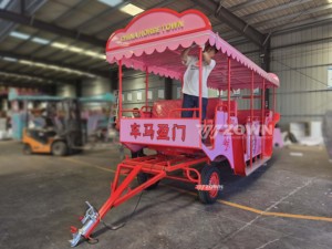 Carroza Eléctrica Turística ZOWN con 2 Años de Garantía para Parques y Atracciones Turísticas - Product Image 3