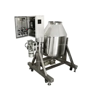 Mezclador rotativo de barril basculante industrial/máquina mezcladora de polvo de yeso/máquina mezcladora de polvo de detergente