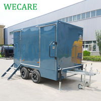 Toilettes de camping portables Wecare, toilettes mobiles, remorque compacte avec réservoir d'eau potable pour le camping en week-end