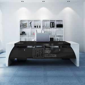 Conception Moderne faite sur commande De Peinture En Bois CEO Mobilier De Bureau Bureau Bureau Table - Product Image 2