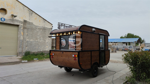 Роскошный Ретро деревянный цветной ресторанный Трейлер мобильный грузовик с едой - Product Image 4