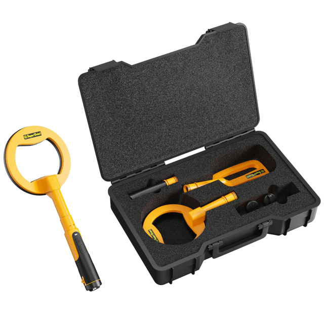 IP68 3in 1 Handheld Gold Metal Detector Underwater Treasure Finder Fully Waterproof with 0.1% Accuracy and 5cm Detection Range