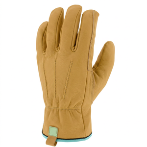 Gants de travail en cuir de vachette, confortables, flexibles, durables, pour entrepôt, gants de sécurité robustes, en cuir véritable - Product Image 2