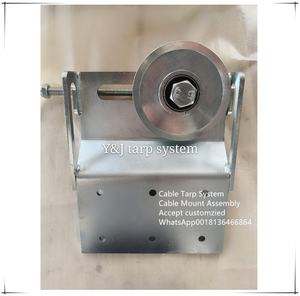 Sistema di scorrimento dell'arco del cavo di alta qualità puleggia anteriore con scanalatura a V da 7" - Product Image 3