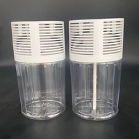 Bouteille de désodorisant transparente en plastique de 200 ml, éliminateur d'odeurs, parfum pour toilettes, désodorisant réutilisable, gel, perles d'eau dans des pots
